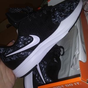 Black and White Nike Shoes
